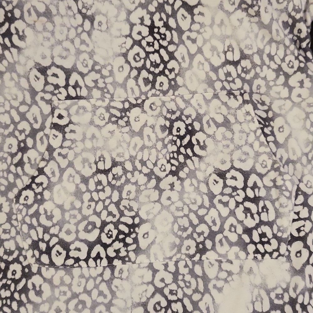 Tacera Animal Print Tunic Sweater Size XL Corded Sleeves - Picture 5 of 9